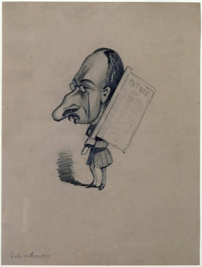 Jules de Premaray (1819-68) from a Photograph by Nadar, c.1858 by Claude Monet